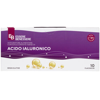 Essere Benessere Integratori Acido Ialuronico 10 Flaconcini 