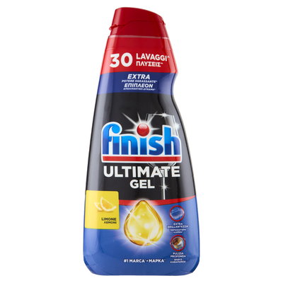Finish Ultimate Gel Limone 30 lavaggi liquido lavastoviglie