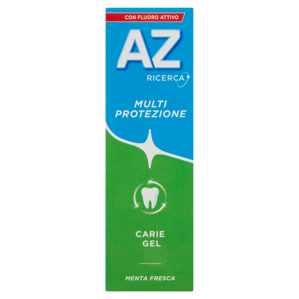 Az Ricerca Multi Protezione Carie + Fluoro Attivo Dentifricio 75 ml, , large
