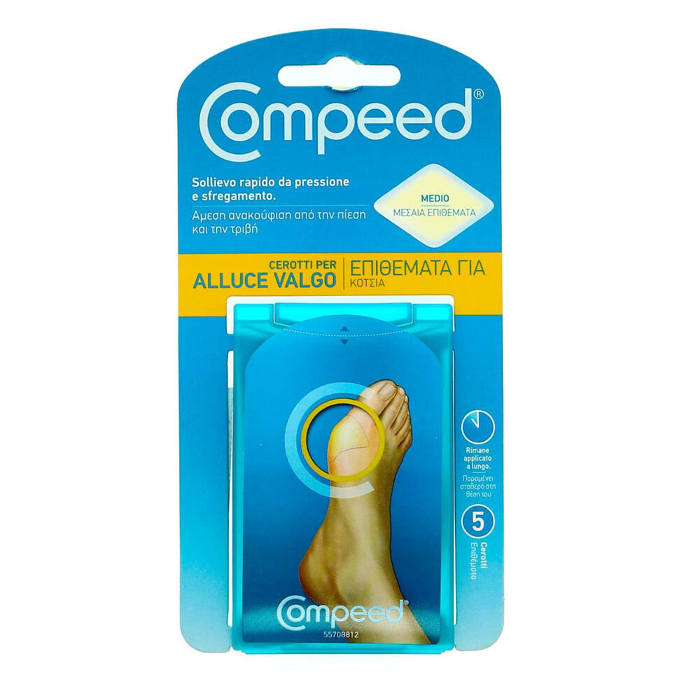 Compeed Cerotti Alluce Valgo 5 Pezzi, , large