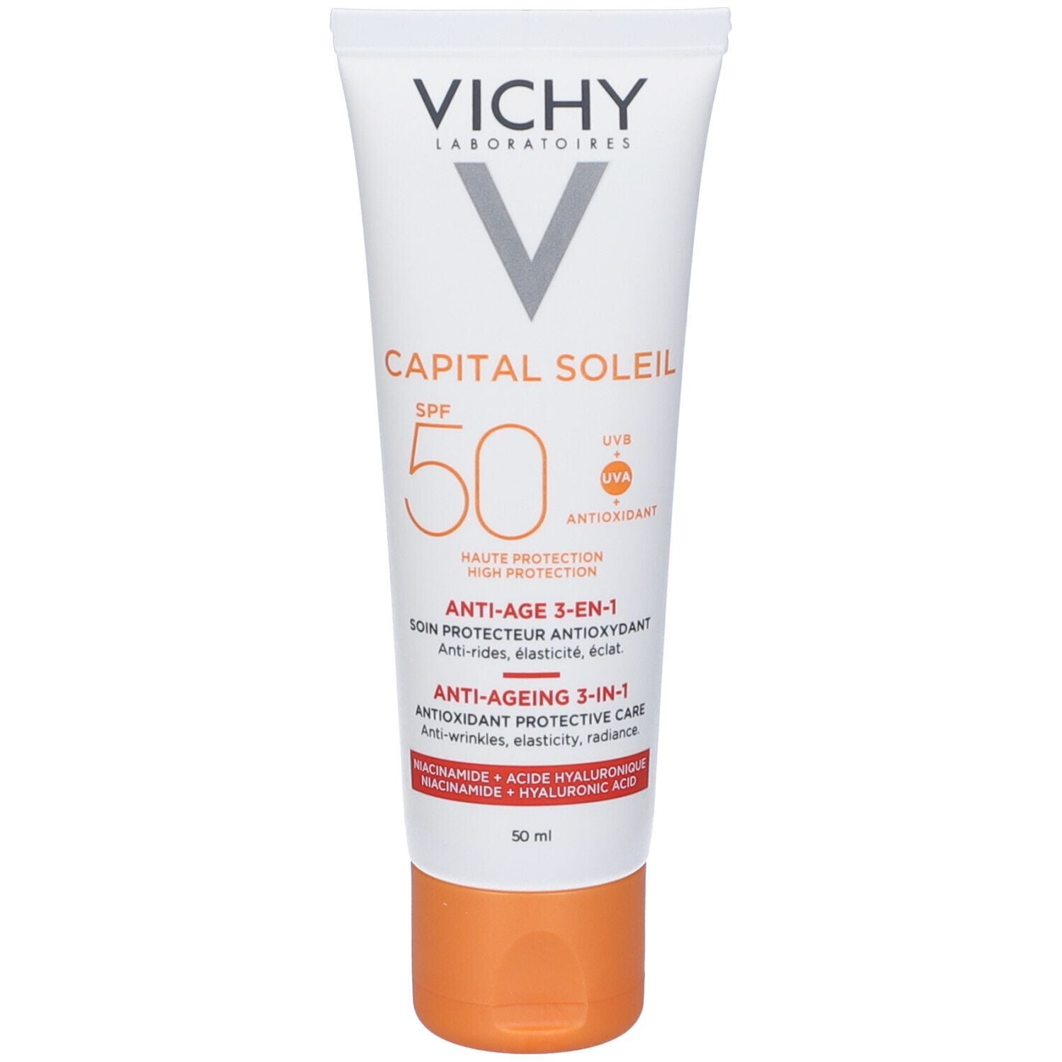 Vichy (L'oreal Italia Spa) Crema Ideal Soleil Viso Anti-Età Spf 50 Protezione Solare Molto Alta 50 Ml - Immagine 16