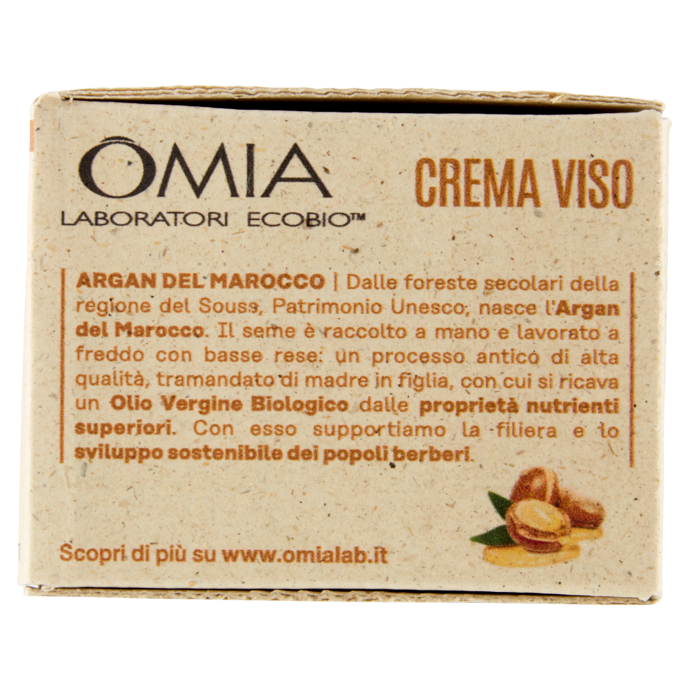 Omia Laboratori Ecobio Crema Viso Antirughe argan del Marocco 50 ml, , large
