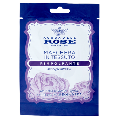 Acqua alle Rose Maschera in Tessuto Rimpolpante 1 Pezzo