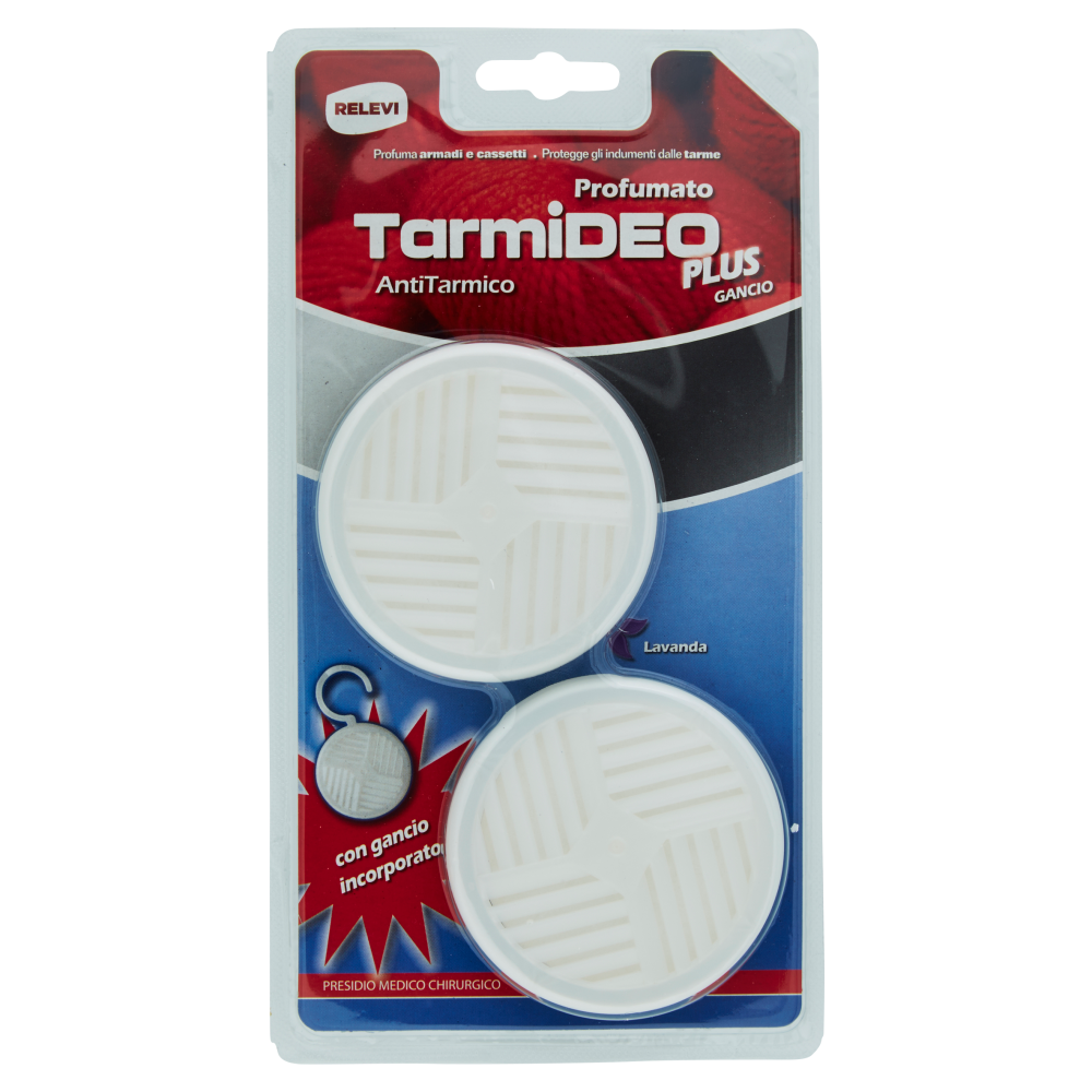 Tarmideo Plus Profumato Lavanda gancio 2 Pezzi, , large