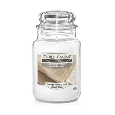 Yankee Candle Lino Bianco Giara Grande 538g