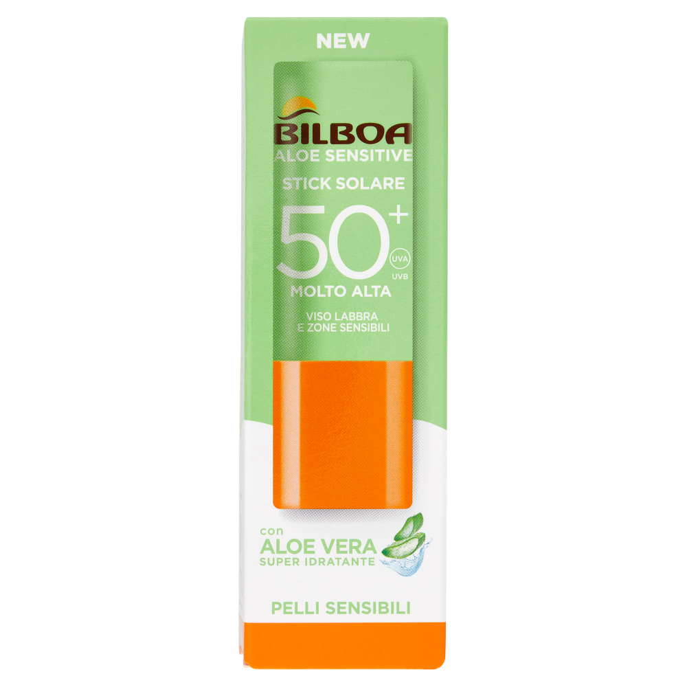Bilboa Aloe Sensitive Stick Solare Spf 50+ 12 ml, , large