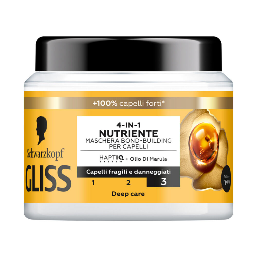 Schwarzkopf Gliss Maschera 4-in-1 Nutriente Bond-Building 400 ml - -