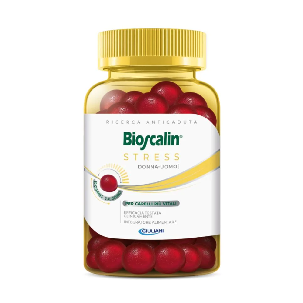 Bioscalin Stress Integratore Anticaduta Capelli 30 Gommose, , large