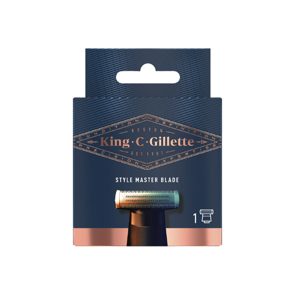 Gillette King C. Lamette Di Ricambio Per Rasoio Elettrico Regolabarba Style Master - --image