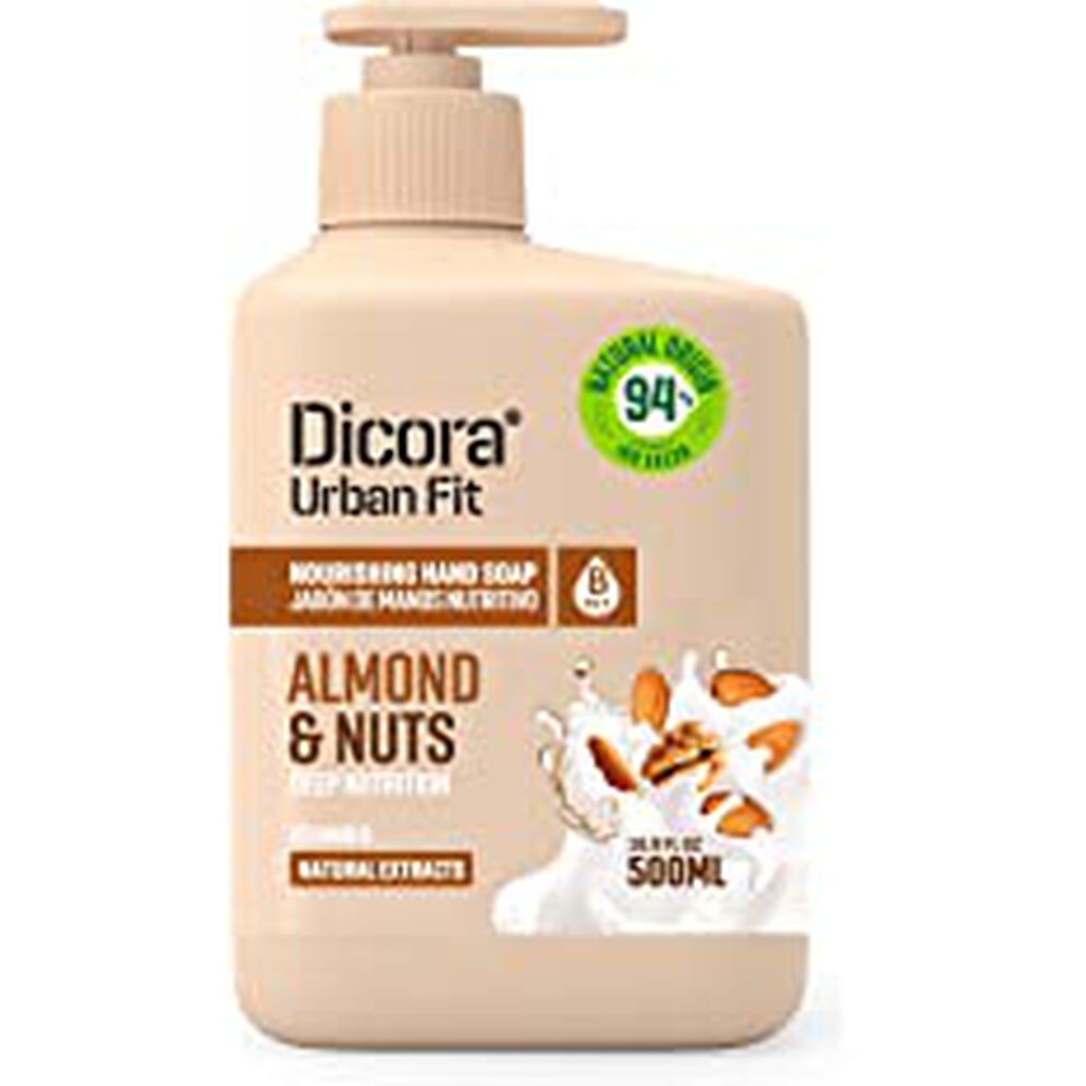 Dicora Sapone Liquido Mani Mandorla e Noci 500ml, , large
