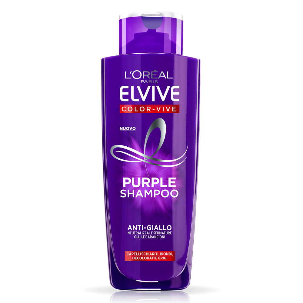 Elvive Purple Antigiallo Shampoo 200 ml, , large