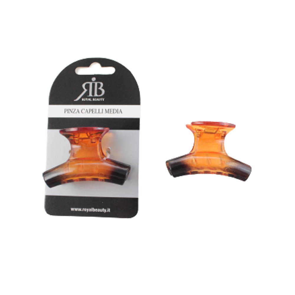 Royal Beauty Pinza Capelli Tartaruga 6 Cm, , large