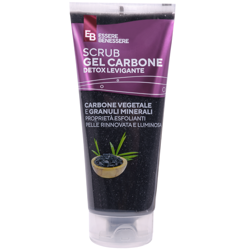 Essere Benessere Scrub Gel Carbone 200ml, , large
