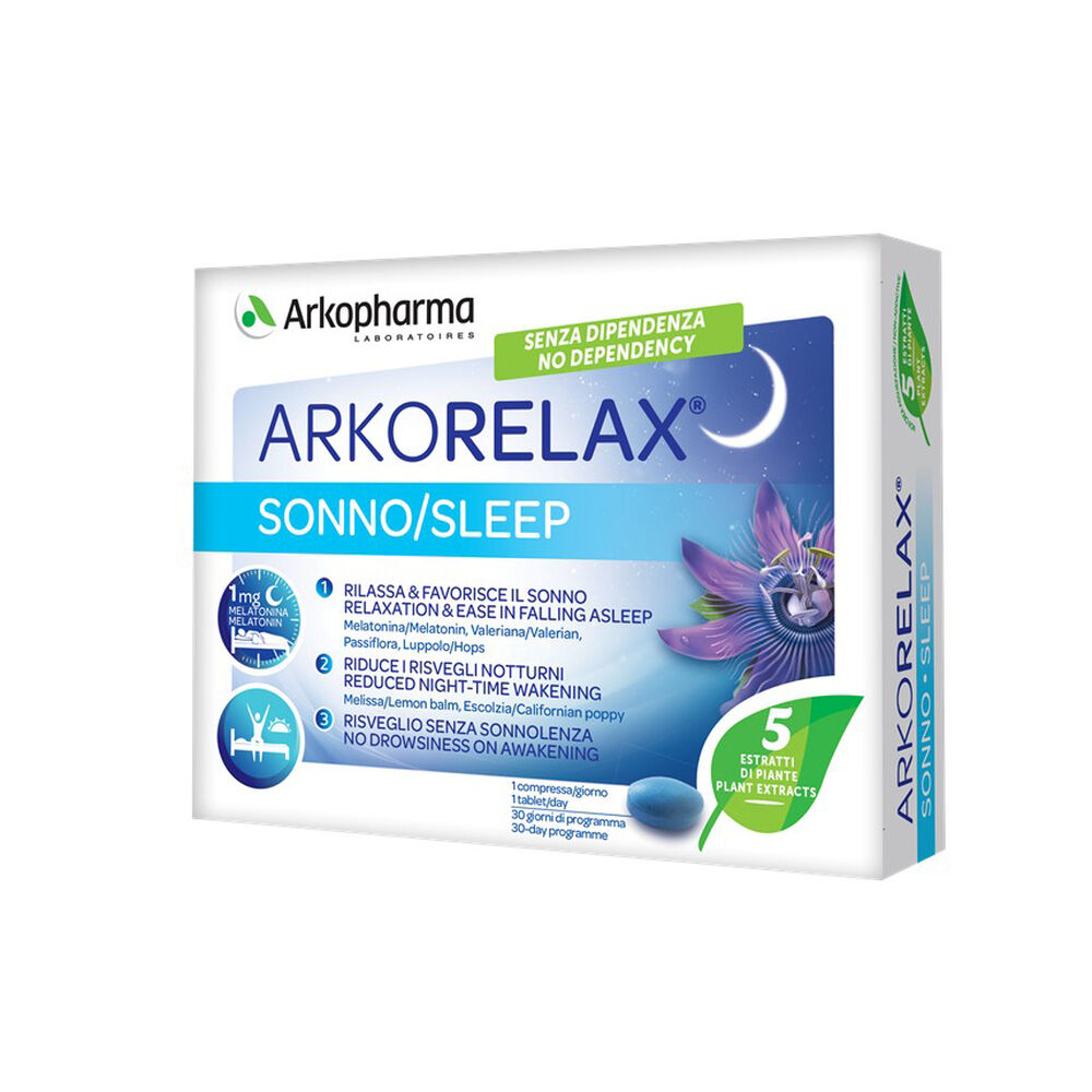Arkorelax Sonno 30 Compresse,  Arkorelax Sonno 30 Compresse, , large