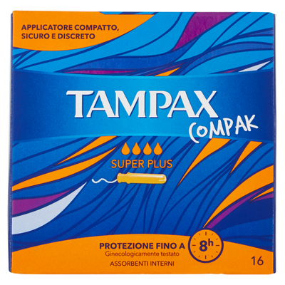 Tampax Compak Super Plus 16 Assorbenti