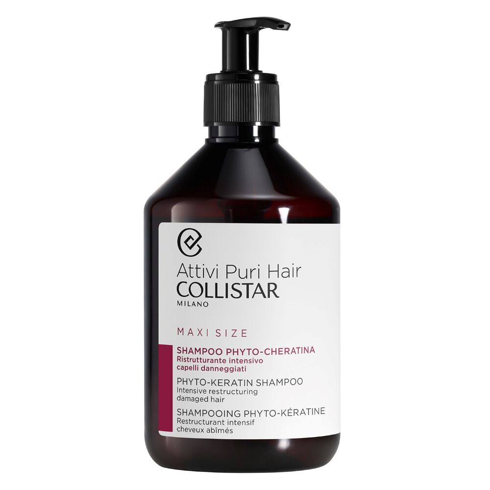 Collistar Attivi Puri Hair Maxi Size Shampoo Phyto-Cheratina 500ml - -