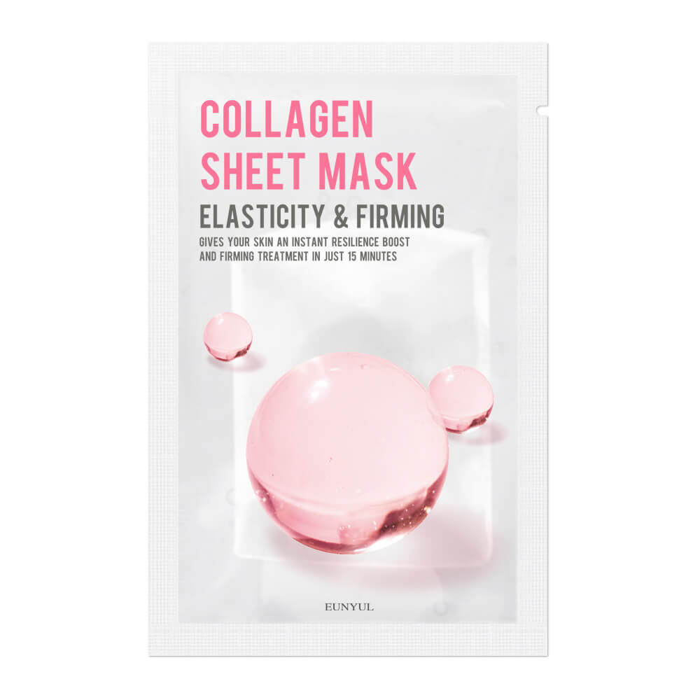 Eunyul Collagen Natural Moisture Sheet Mask Maschera Viso in Tessuto 22 ml - -