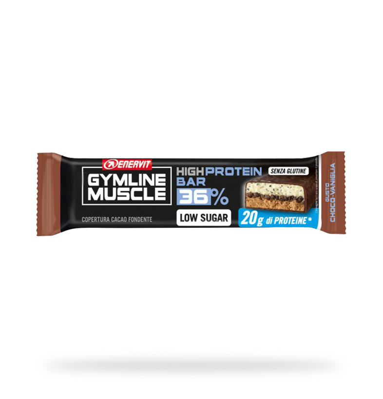 Enervit Gymline High Protein Barretta Cioccolato e Vaniglia 55g - -