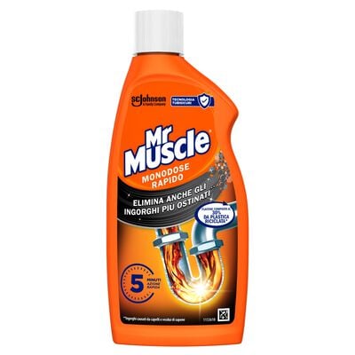 Mr Muscle Idraulico Monodose Tubi e Scarichi Gel 500ml