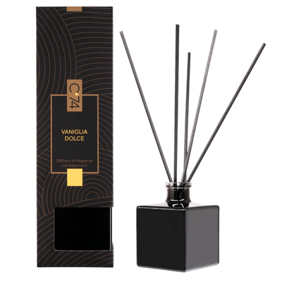 C'74 Diffusori di Fragranza con Bastoncini Vaniglia & Crema 200 ml