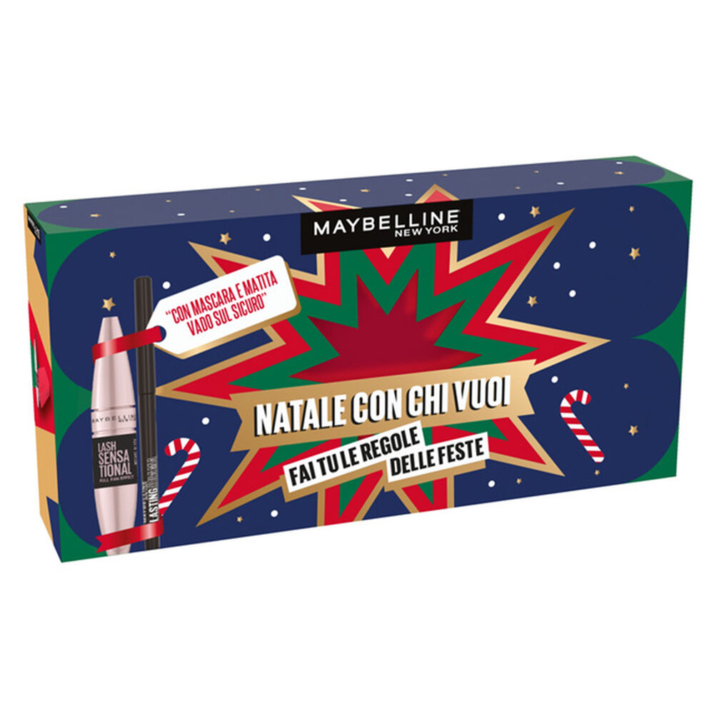 Maybelline New York Kit Mascara The Falsies Black Drama con Matita Occhi, , large