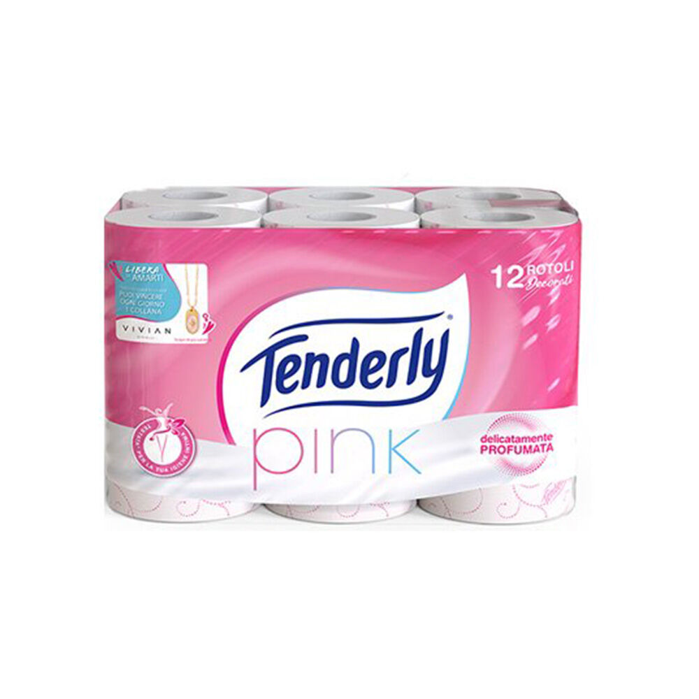 Tenderly Pink 12 Rotoli Profumata, , large