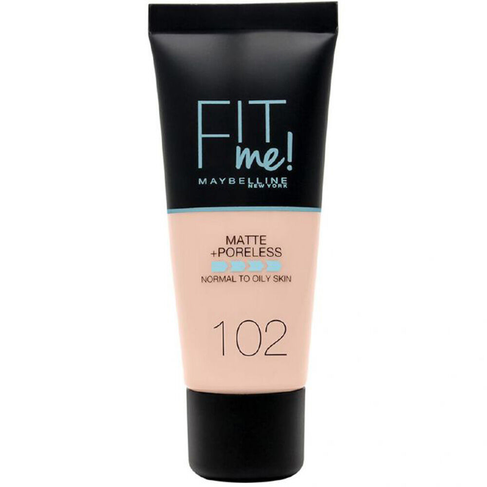 Maybelline Fondotinta Fit Me Matte Poreless N.102 - -