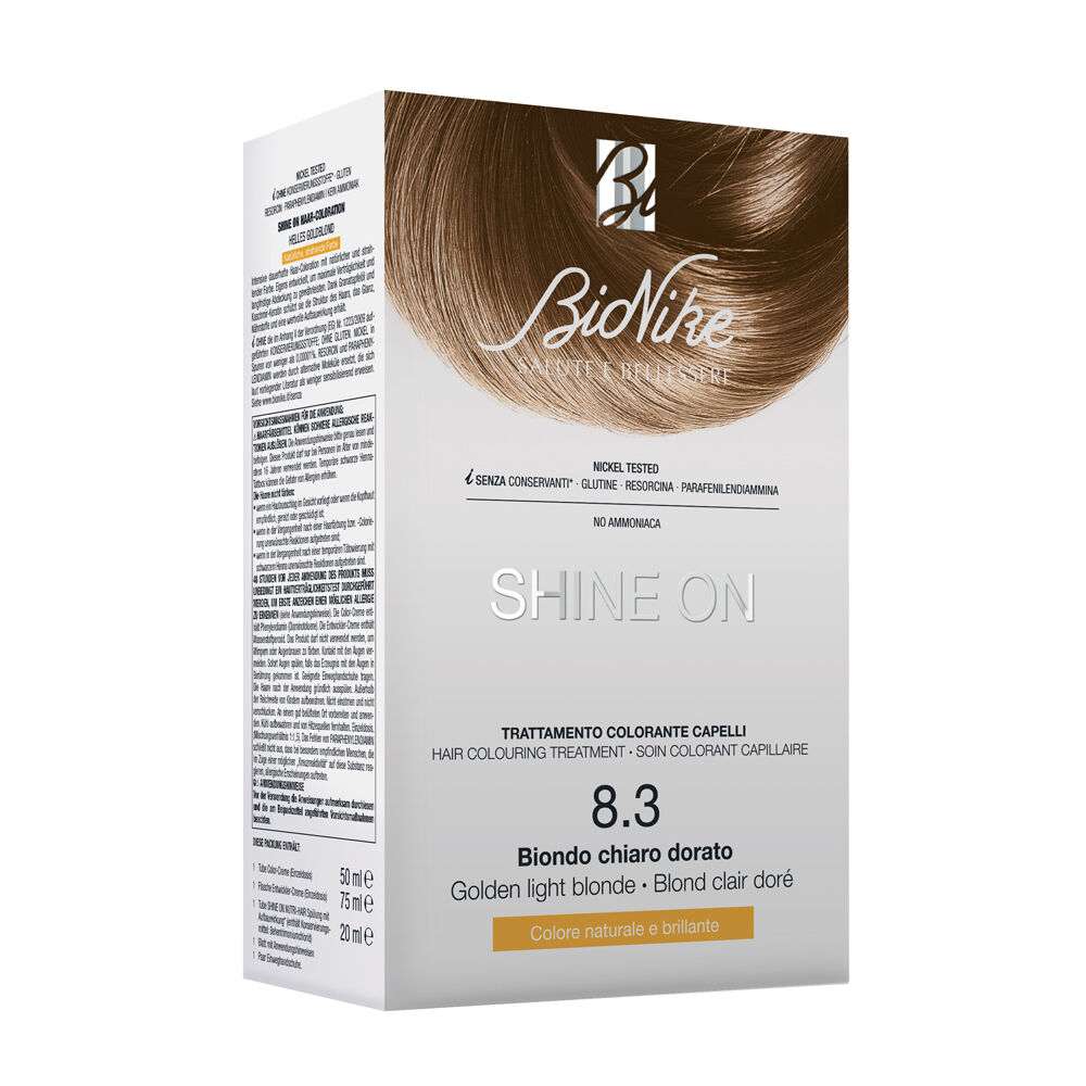 Bionike Shine On Trattamento Colorante Capelli Biondo Chiaro Dorato N.8.3 - --image