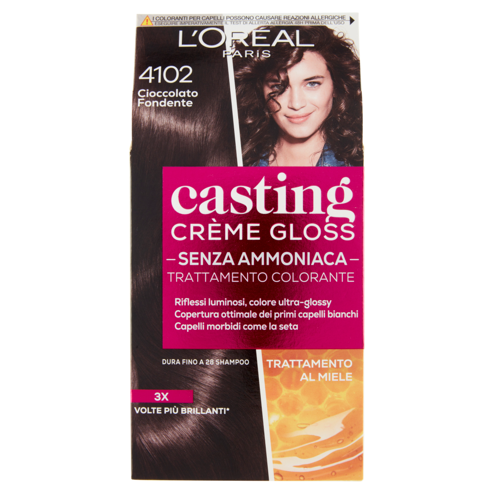 L'Oréal Paris Casting Creme Gloss Colorazione Permanente Cioccolato Fondente N.4102 - -