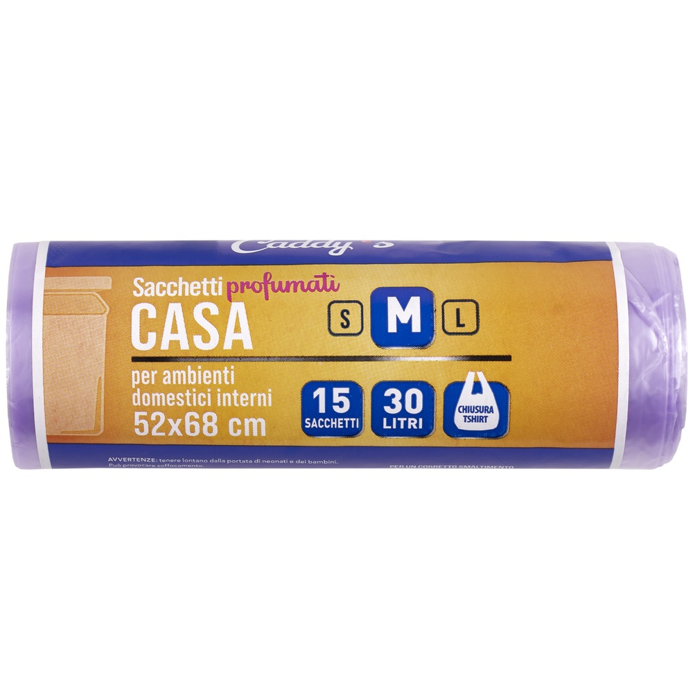 Caddy's Sacchetti Profumati M Assortiti 52x68 15 Pezzi, , large