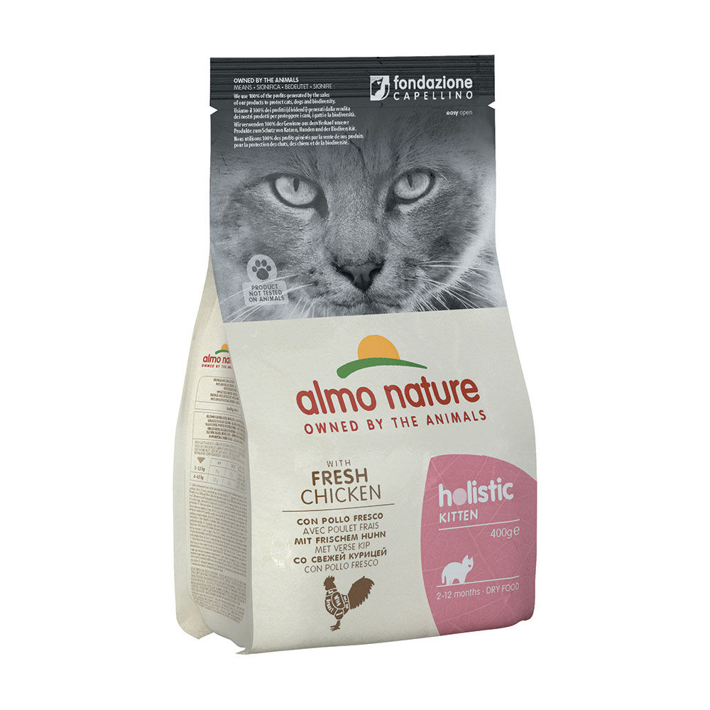 Almo Nature Holistic Kitten con Pollo Fresco 400 g - -