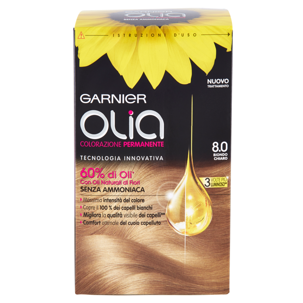 Garnier Olia Colorazione Permanente Biondo Chiaro 8.0 - -