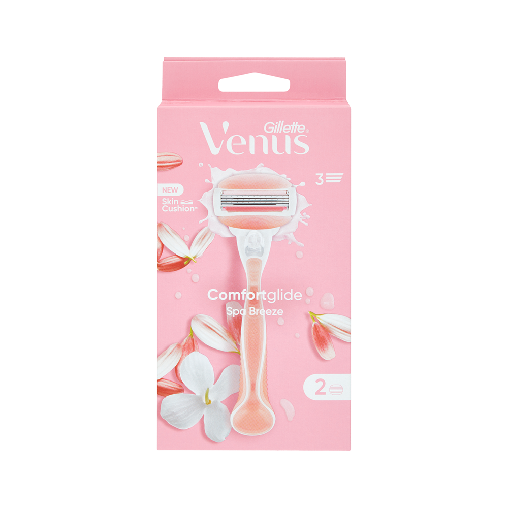 Gillette Venus Rasoio Spa Breeze + 2 Ricariche, , large