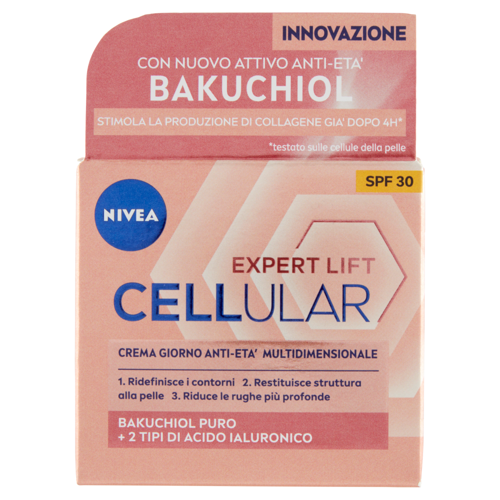Nivea Expert Lift Cellular Crema Giorno Anti-Età Multidimensionale SPF 30 50 ml, , large