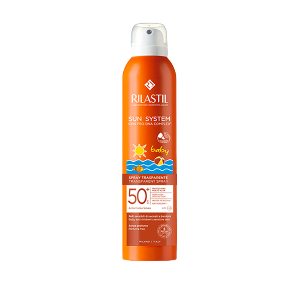 Ist.ganassini Spa Rilastil Sun System Spray Solare Trasparente Bambini Spf50+ - Protezione Solare Molto Alta Per Bambini - 200 Ml - Immagine 12