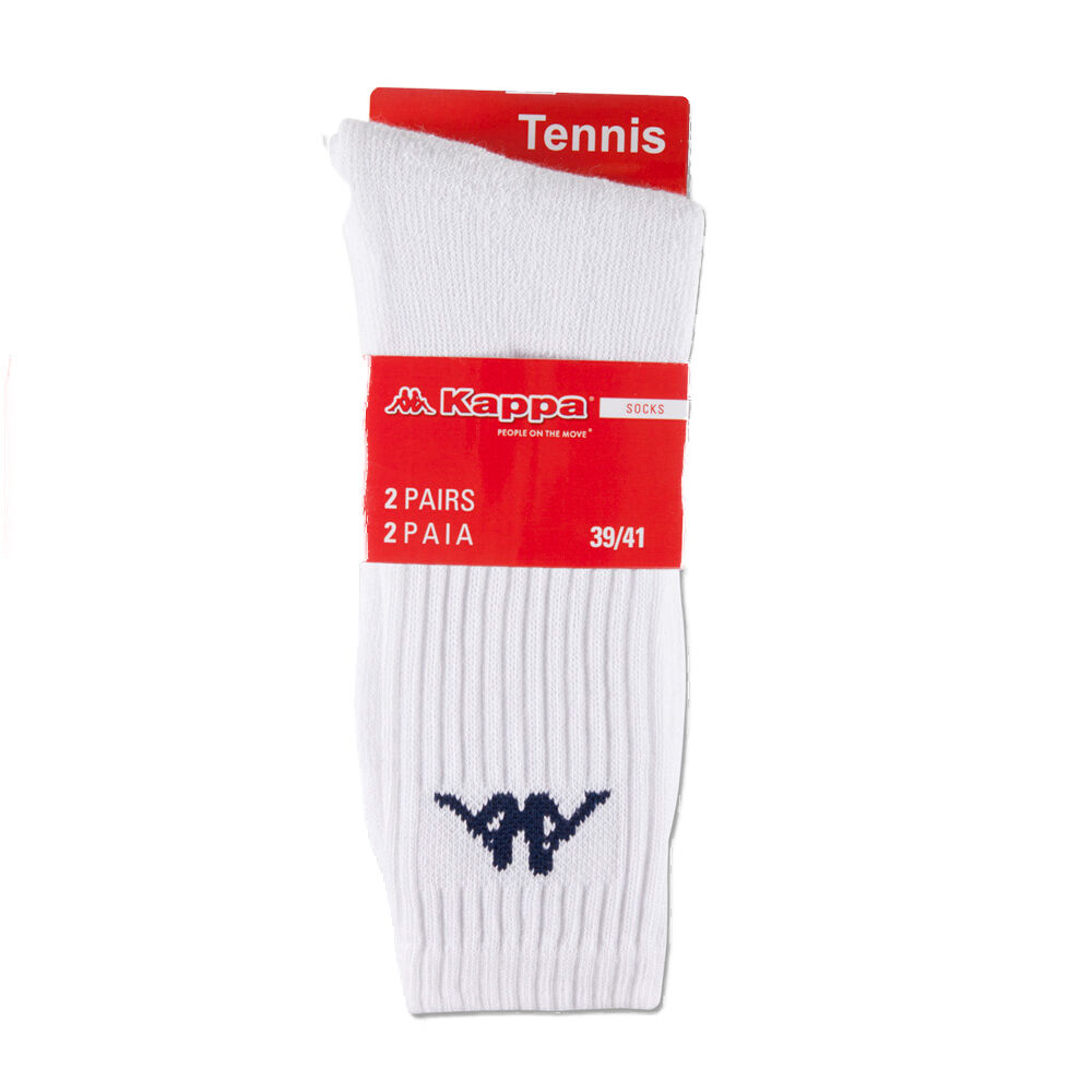 Kappa Calza Tennis Bianco 2 Paia Taglia 42/44, , large