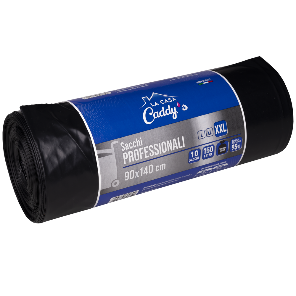 Caddy's Sacchi XXL Nero 90x140 10 Pezzi, , large