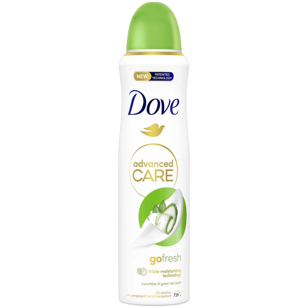 Dove Deodorante Advanced Care Cucumber 150ml - -
