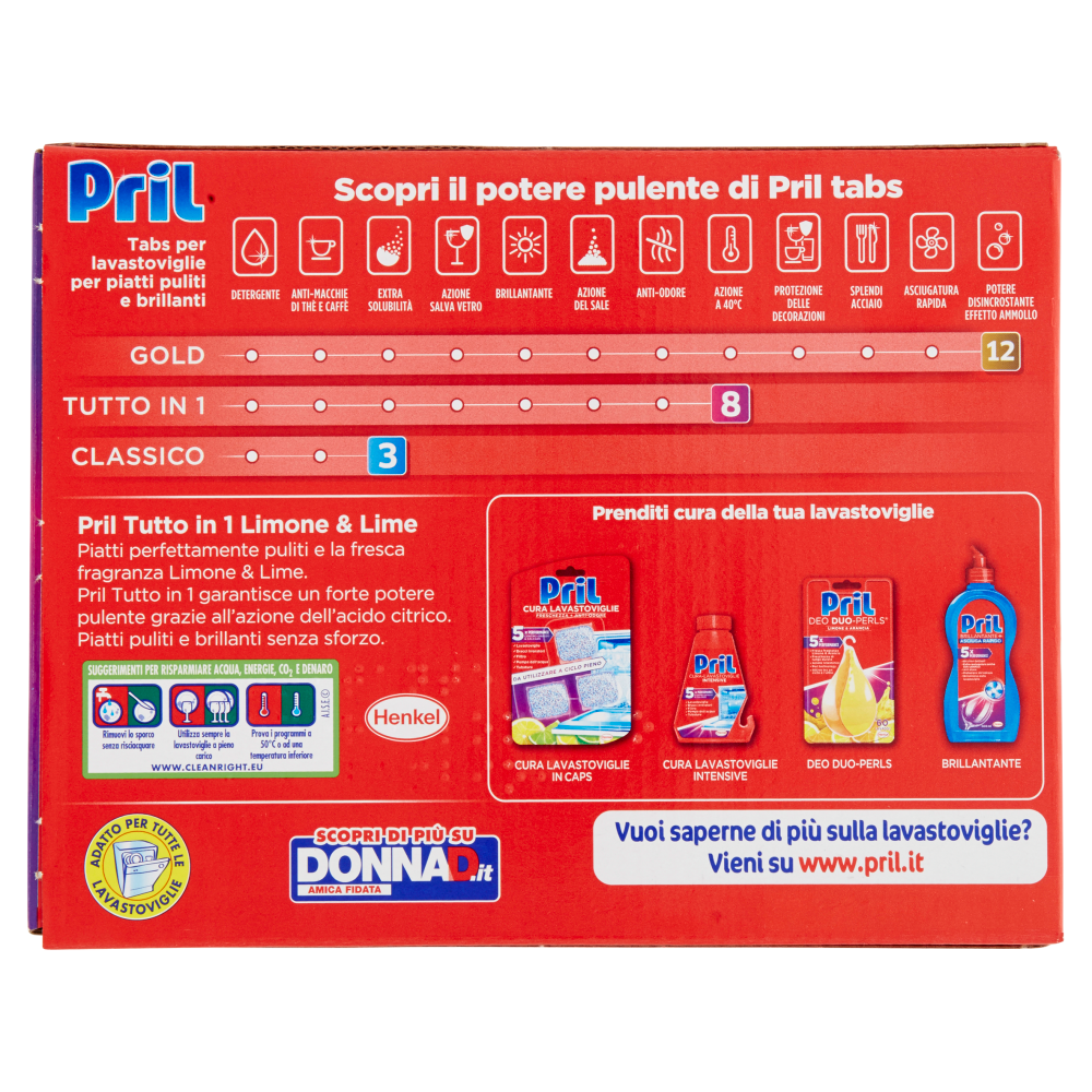 Pril All in One 8 Azioni 26 Tabs, , large
