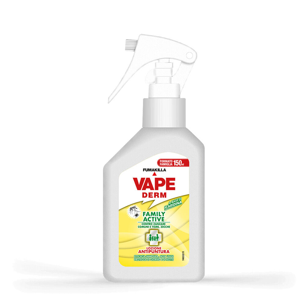 Vape Derm Family Active Lozione Antipuntura 150 ml, , large