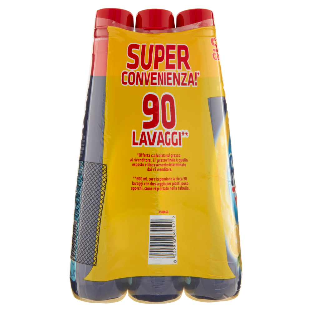 Finish Power Gel Lemon 3 x 30 Lavaggi Gel Lavastoviglie 3 x 600 ml, , large