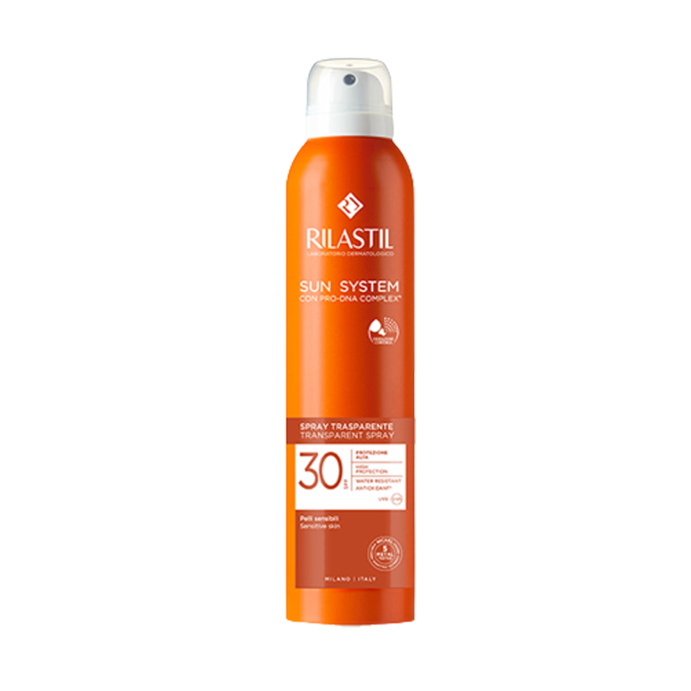 Ist.ganassini Spa Rilastil Sun System Spray Trasparente Spf30 - Protezione Solare Media Per Il Corpo - 200 Ml - Immagine 12