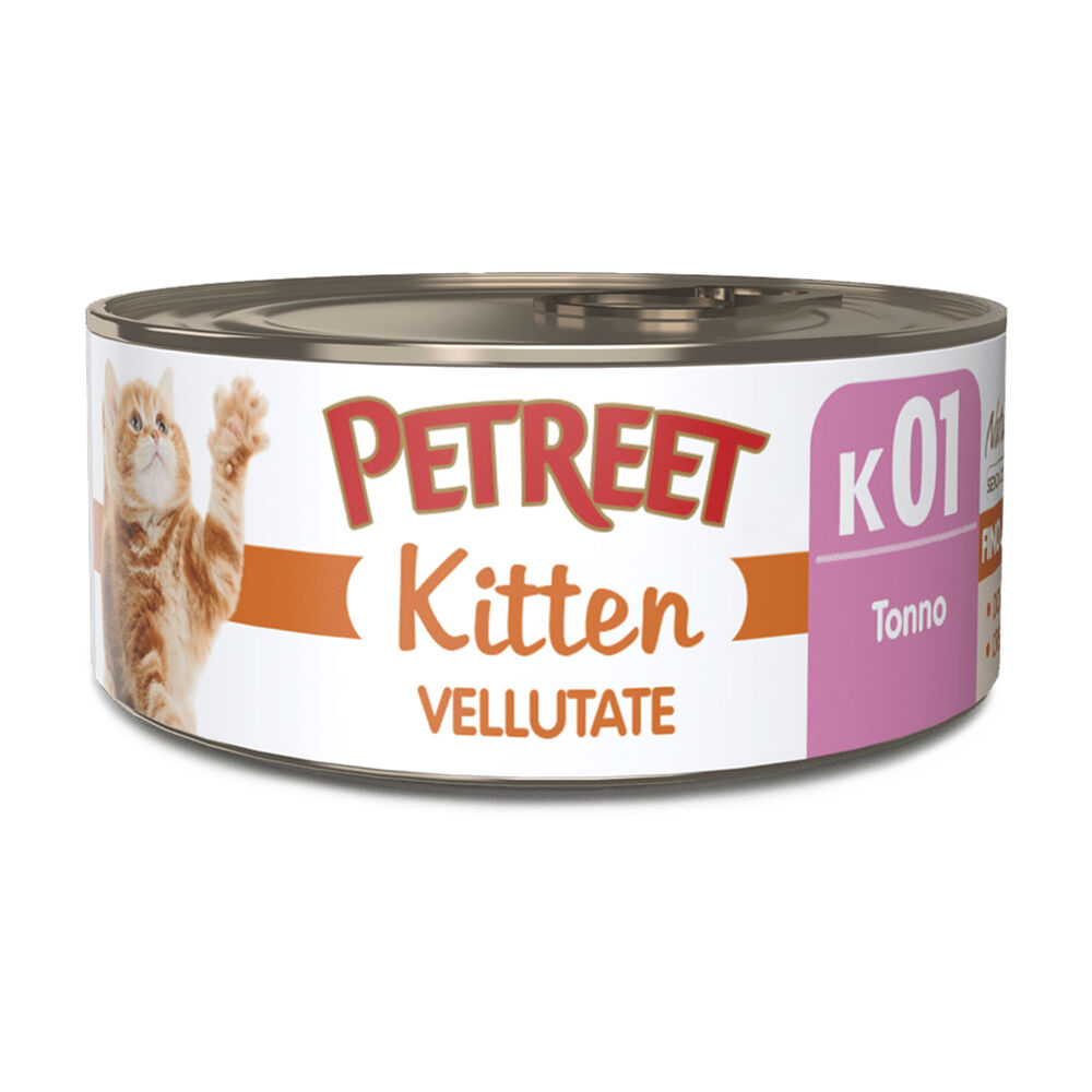 Petreet Natura Vellutate Kitten Tonno 60 g, , large