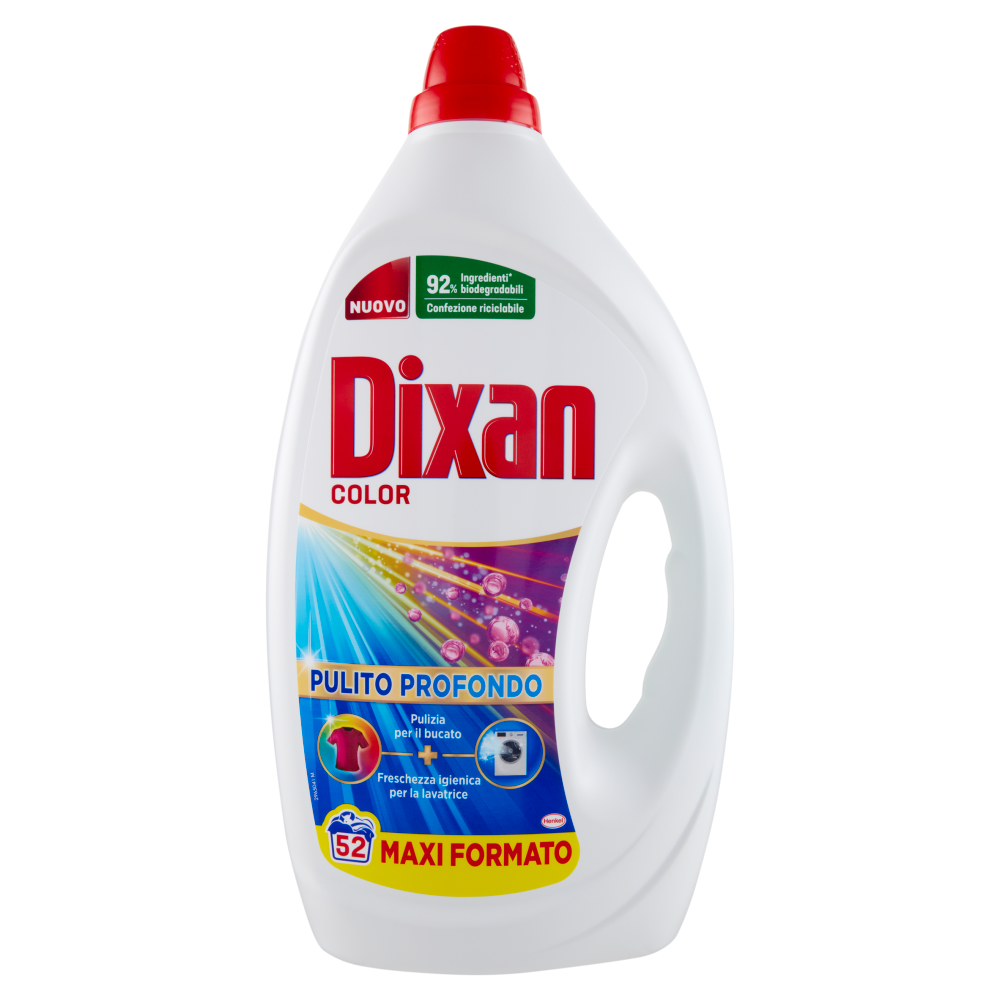 Dixan Detersivo Liquido Color Lavatrice 52 Lavaggi - -