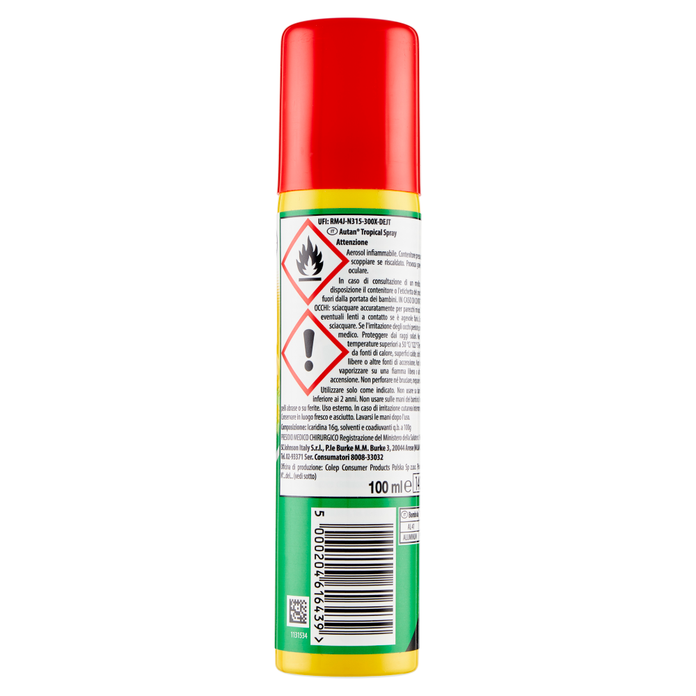 Autan Tropical Insetto Repellente Spray 100 ml, , large