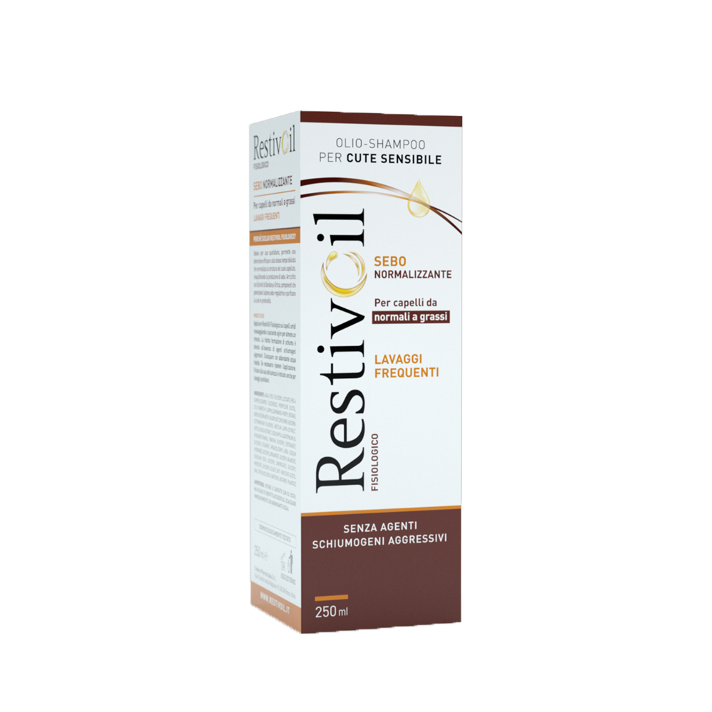 RestivOil Fisiologico Olio-Shampoo per Cute Sensibile 250 ml, , large
