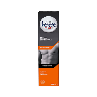 Veet Men Crema Depilatoria Pelli Normali 200 ml