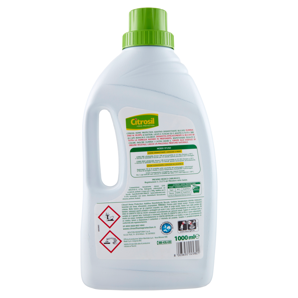 Citrosil Home Protection Additivo Disinfettante Agrumi 1000 ml, , large