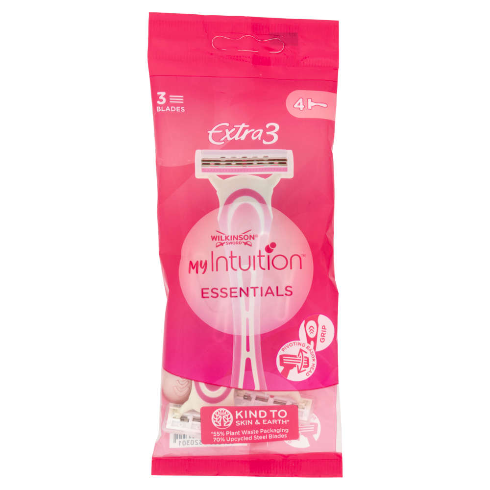 Wilkinson Sword My Intuition Extra 3 Essentials x4 - -