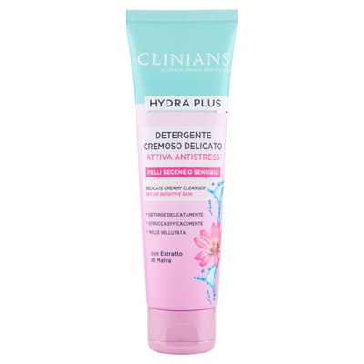 Clinians Hydra Plus Detergente Cremoso Delicato Attiva Antistress 150 ml